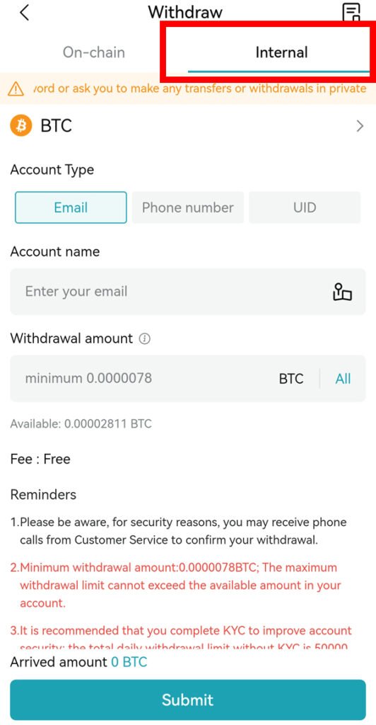 bitget internal