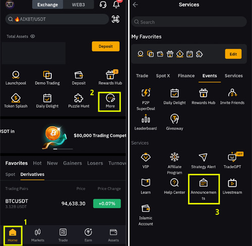Bybit announcements