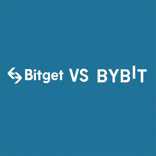 비트겟(Bitget)과 바이비트(Bybit) 로고가 중앙 ‘VS’ 문구로 구분된 비교형 이미지